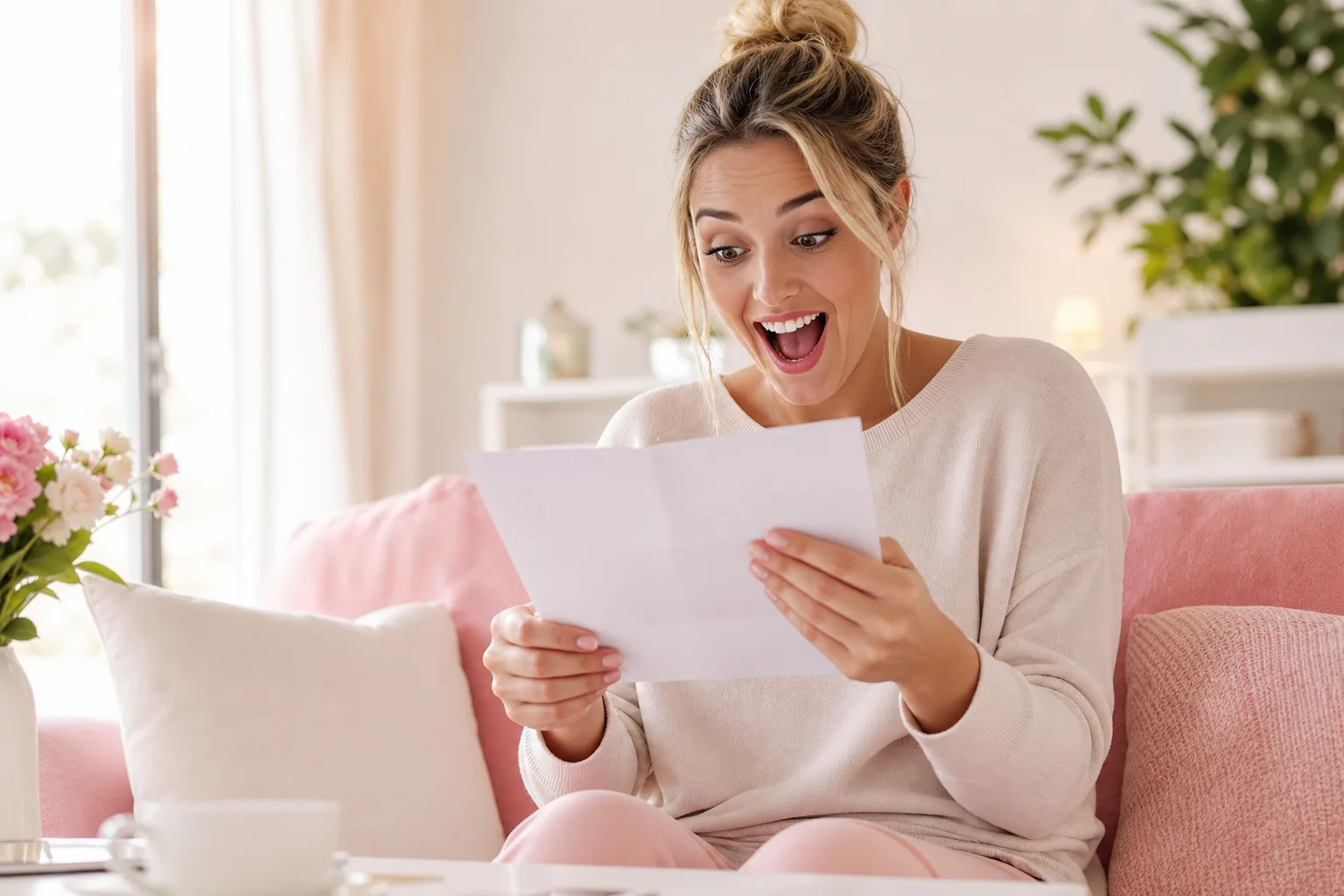 Ticket de loterie EuroMillions, téléphone affichant des résultats officiels et stylo sur une table claire.
