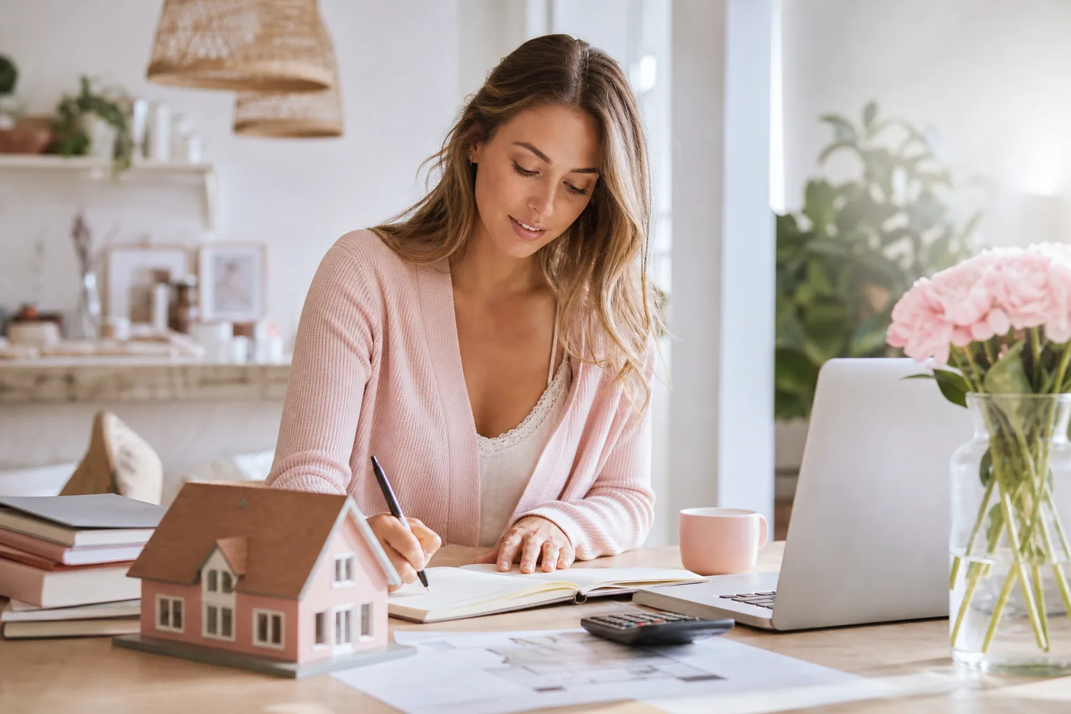 Couple salarié échangeant avec une conseillère bancaire pour préparer le financement de son achat immobilier.